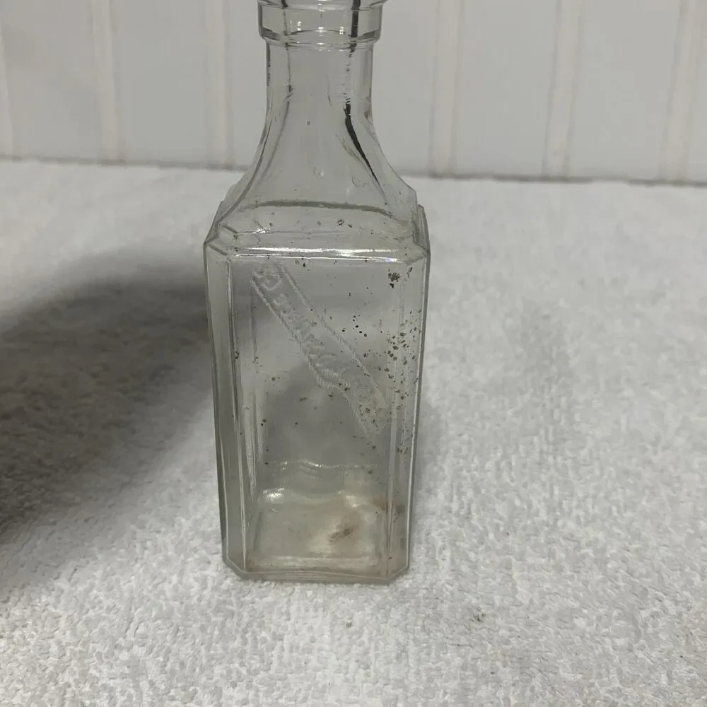 Antique McCulloch Drug Co Store Druggist Bottle Pittsburgh PA Keystone Monogram